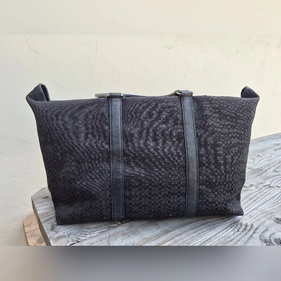 COACH 2004 VINTAGE HAMPTON WEEKENDER SIGNATURE TOTE - Picture 6 of 12